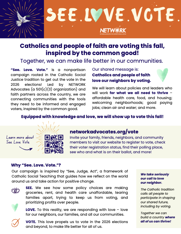 See. Love. Vote. Two-Pager