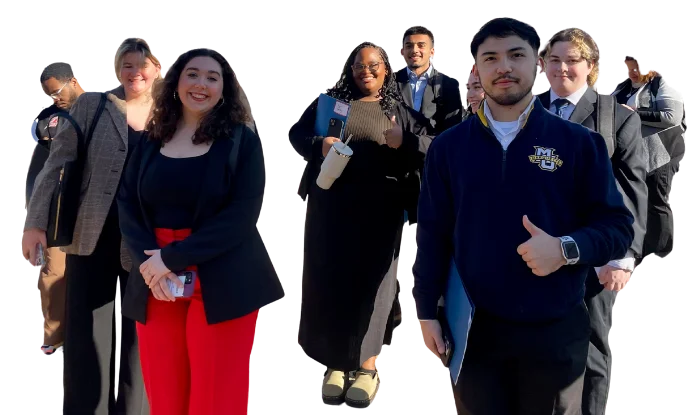 Y.A.L.L. students in Washington, DC March 2025